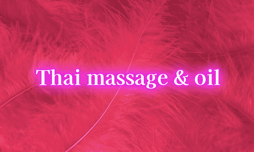 Thai massage & oil